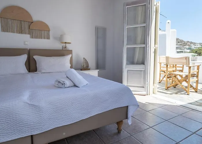 Hotel miłości Twins-trisa Ornos (Mykonos)